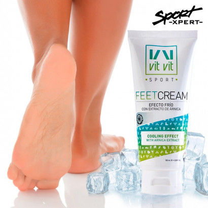 Crema piedi effetto freddo per sportivi