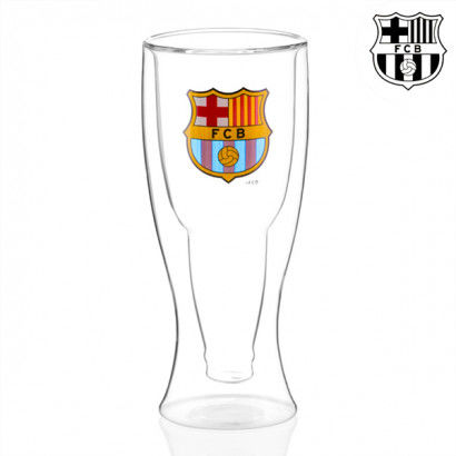 F.C Barcelona Double Bottom Beer Glass