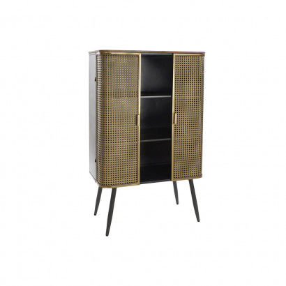 Scaffale DKD Home Decor Metallo Legno (78 x 39 x 133 cm)