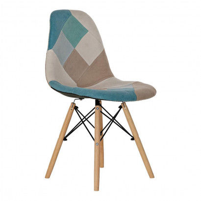 Chair DKD Home Decor Polyester Pinewood (47 x 49 x 83 cm)