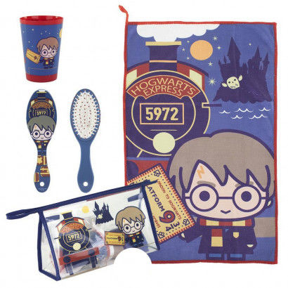 Nécessaire Com Acessórios Harry Potter 4 Peças Vermelho
