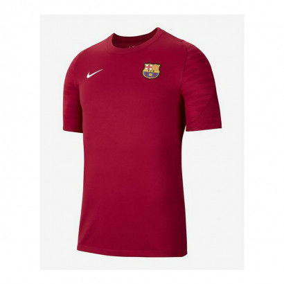Men's Short-sleeved Football Shirt Nike Strike FC Barcelona Dark Red