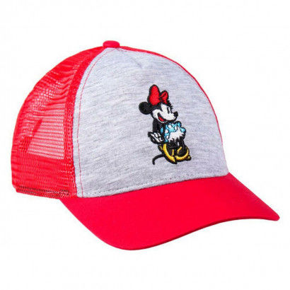 Hat Minnie Mouse Red Grey (57 cm)