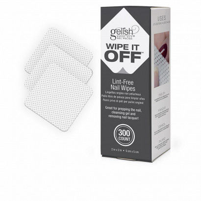 Cleaning Wipe Morgan Taylor Wipe It Off Nail polish remover Fluff-free Nails 300 Units