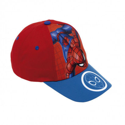 Cappellino per Bambini Spiderman Great power Rosso Azzurro (48-51 cm)