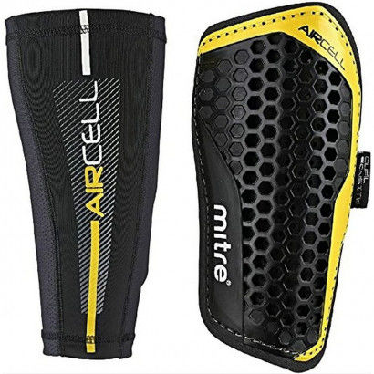 Football Shinguards Mitre Black XS Breathable Professional (Refurbished A)