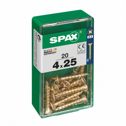Box of screws SPAX 4081020400251 Wood screw Flat head (4 x 25 mm) (4,0 x 25 mm)
