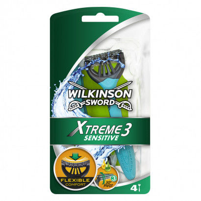 Rasoi Usa e Getta Wilkinson Sword Xtreme-3 Sensitive 4 Unità