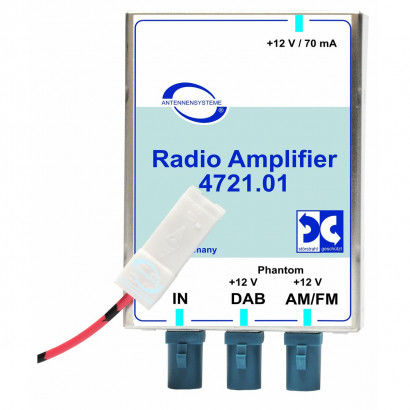 Amplificador 6 v - 12 v AM/FM 70 mA (Reacondicionado A)