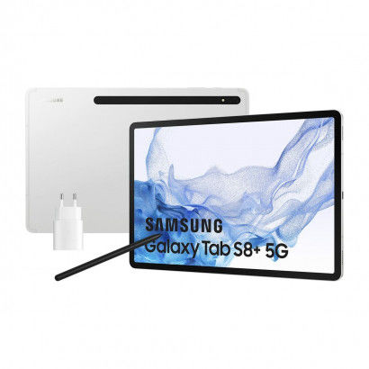 Tablet Samsung Galaxy Tab S8+ Silver 5G 12,4"