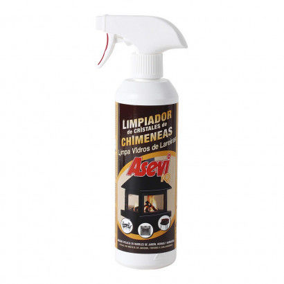 Window Cleaner with Integrated Vaporiser Asevi Fireplace (500 ml)