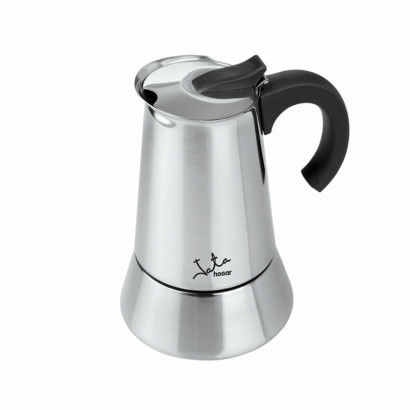 Italian Coffee Pot JATA CAX106 ODIN   * Stainless steel (10.5 x 19 x 10.5 cm) (6 Cups)