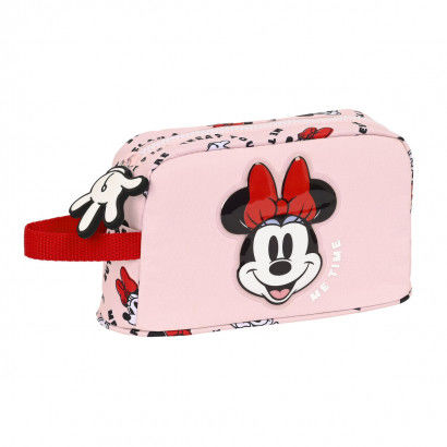 Porta-merendas Térmico Minnie Mouse Me time 21.5 x 12 x 6.5 cm Cor de Rosa