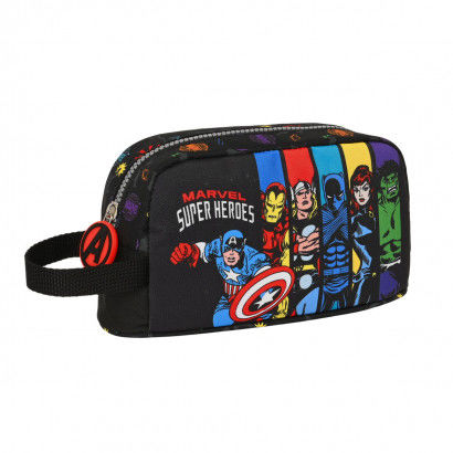 Thermal Lunchbox The Avengers Super heroes 21.5 x 12 x 6.5 cm Black