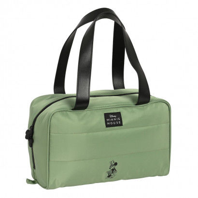 School Toilet Bag Minnie Mouse Mint shadow Military green (31 x 14 x 19 cm)