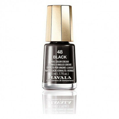 Nagellack Nail Color Cream Mavala 48-black (5 ml)