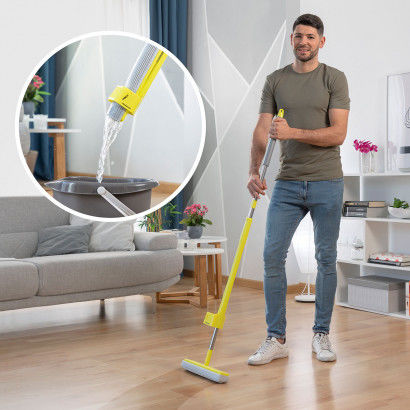 Lavapavimenti con Spugna Autostrizzante 2 in 1 Wringop InnovaGoods Lavapavimenti con Spugna Autostrizzante 2 in 1 Wringop InnovaGoods