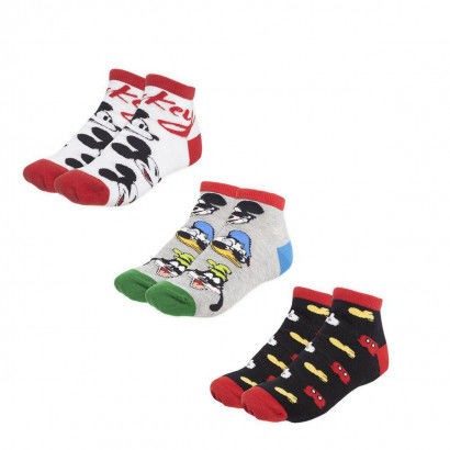 Socks Mickey Mouse Unisex 3 pairs Multicolour