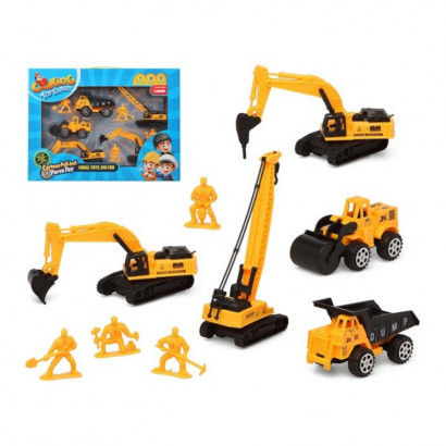 Construction Vehicles Yellow 119398 (9 Pcs)