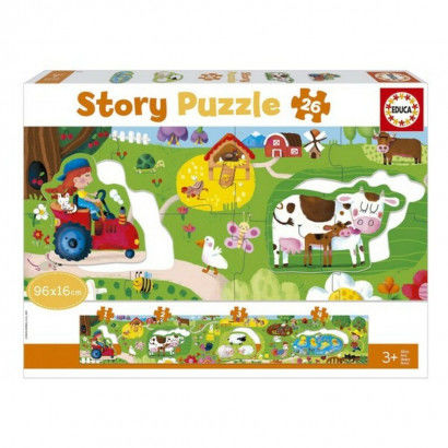 Puzzle Bébé Ferme Story Educa (26 pcs)