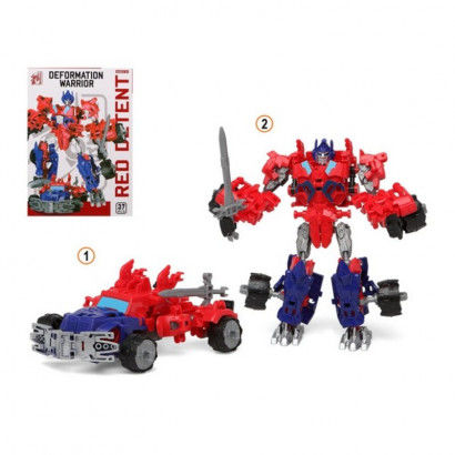 Super Robô Transformável Red Warrior 113365