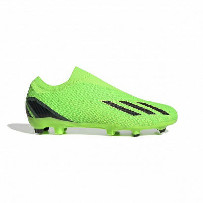 Chaussures de Football pour Adultes Adidas X Speedportal 3 Laceless Unisexe Vert citron
