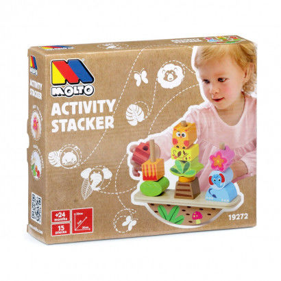 Baby toy Moltó Activity Stacker Wood