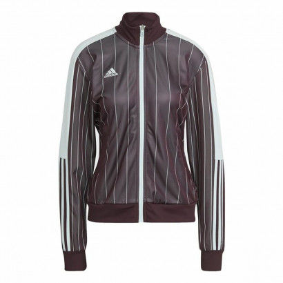 Women's Sports Jacket Adidas Tiro VIP Brown