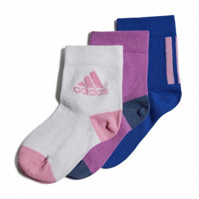 Ankle Socks Adidas Multi Blue Pink White