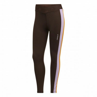 Sport leggings for Women Adidas Hyperglam 7/8 Brown