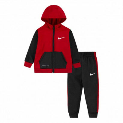 Tracksuit for Adults Nike Therma Fit Red Black Men