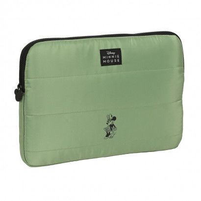 Laptop Cover Minnie Mouse Mint shadow Military green (34 x 25 x 2 cm)