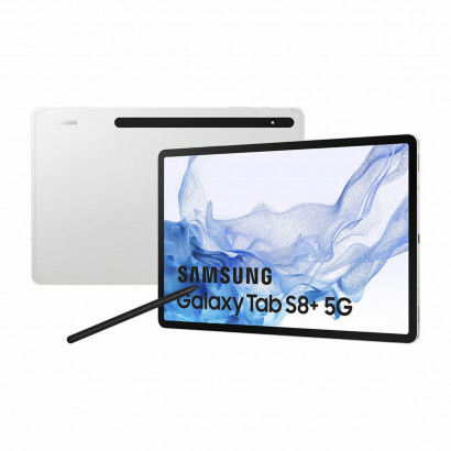 Tablette Samsung TAB S8+ X800 12.4" 128GB 8GB RAM Octa Core Argent