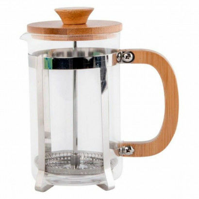 Cafetière with Plunger DKD Home Decor 8424001278893 Steel 600 ml Borosilicate Glass (600 ml)