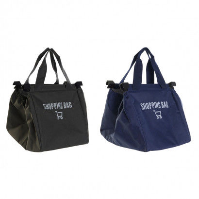 Sac Thermique DKD Home Decor 24 x 27 x 29 cm Aluminium Vert Blue marine PVC