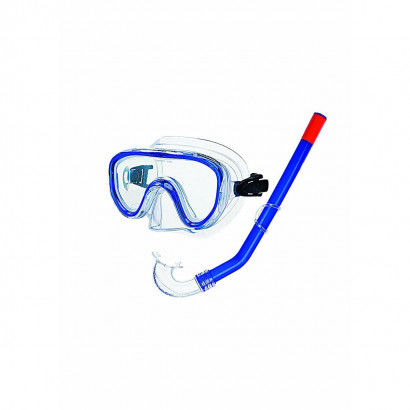 Diving Goggles with Snorkle and Fins Seac Blue Children's Unisex (Refurbished A)