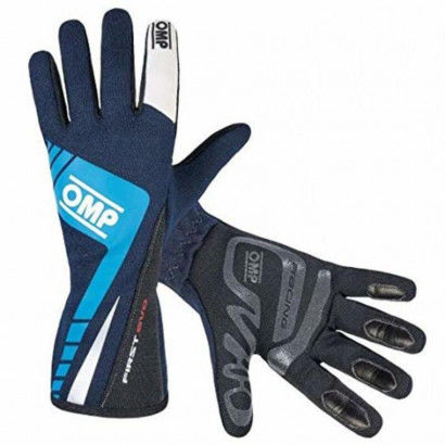 Gloves OMP FIRST EVO Blue Black