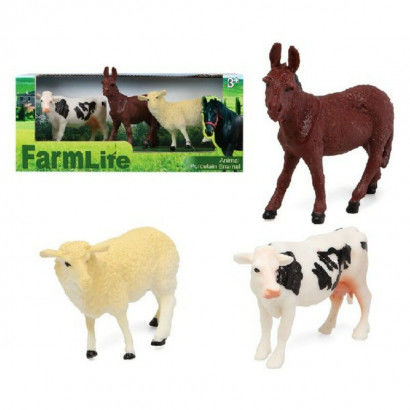 Animal figures Farm (23 x 20 cm) 28 x 12 cm (3 Units) (30 pcs)