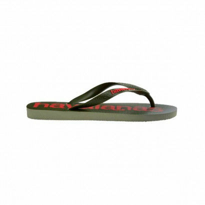 Chinelos para Mulher Havaianas Logomania  Azeitona