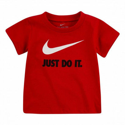Camisola de Manga Curta Infantil Nike Vermelho