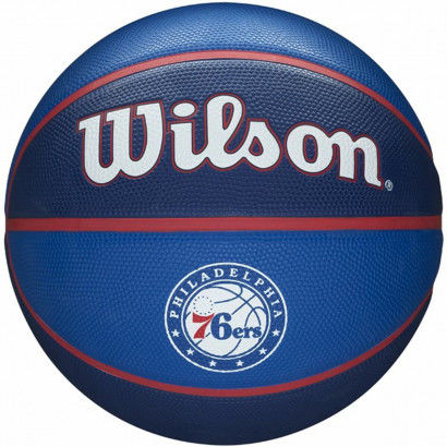 Pallone da Basket Wilson NBA Tribute Philadelphia Azzurro Taglia unica