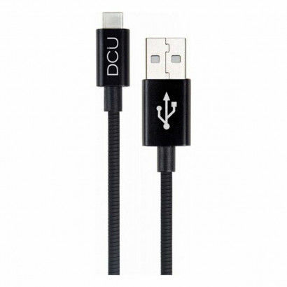 Cavo USB A 2.0 con USB C DCU Nero (1M)