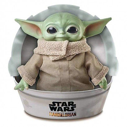 Fluffy toy Baby Yoda Mandalorian Star Wars Mattel 28 cm