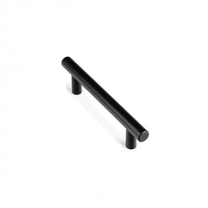 Handle Rei 891h 13,6 x 1,2 x 3,2 cm Black Stainless steel 4 Pieces 96 mm