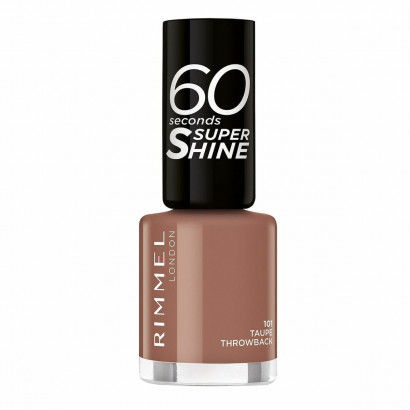 nail polish 60 Seconds Super Shine Rimmel London Nº 101 (8 ml) (8 ml)