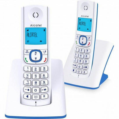 Telefone Fixo Alcatel F530 Duo Azul/Branco Azul