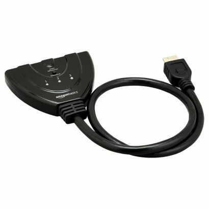 Switch HDMI Amazon Basics Pigtail-Switch-3 Nero (Ricondizionati A)