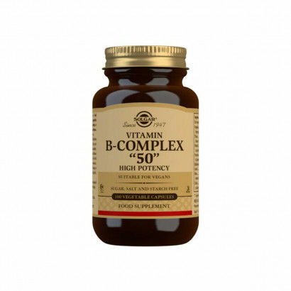 Vitamin B-Complex 50 High Potency Solgar Complex 100 Capsules Vegetable capsules