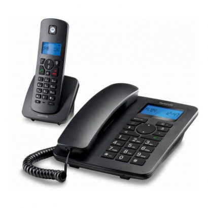 Téléphone fixe Motorola C4201 Combo DECT (2 pcs) Noir