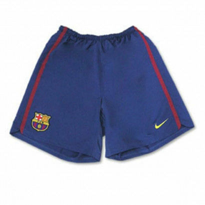 Pantaloni Corti Sportivi da Uomo Nike FC Barcelona Home 06/07 Football Azzurro